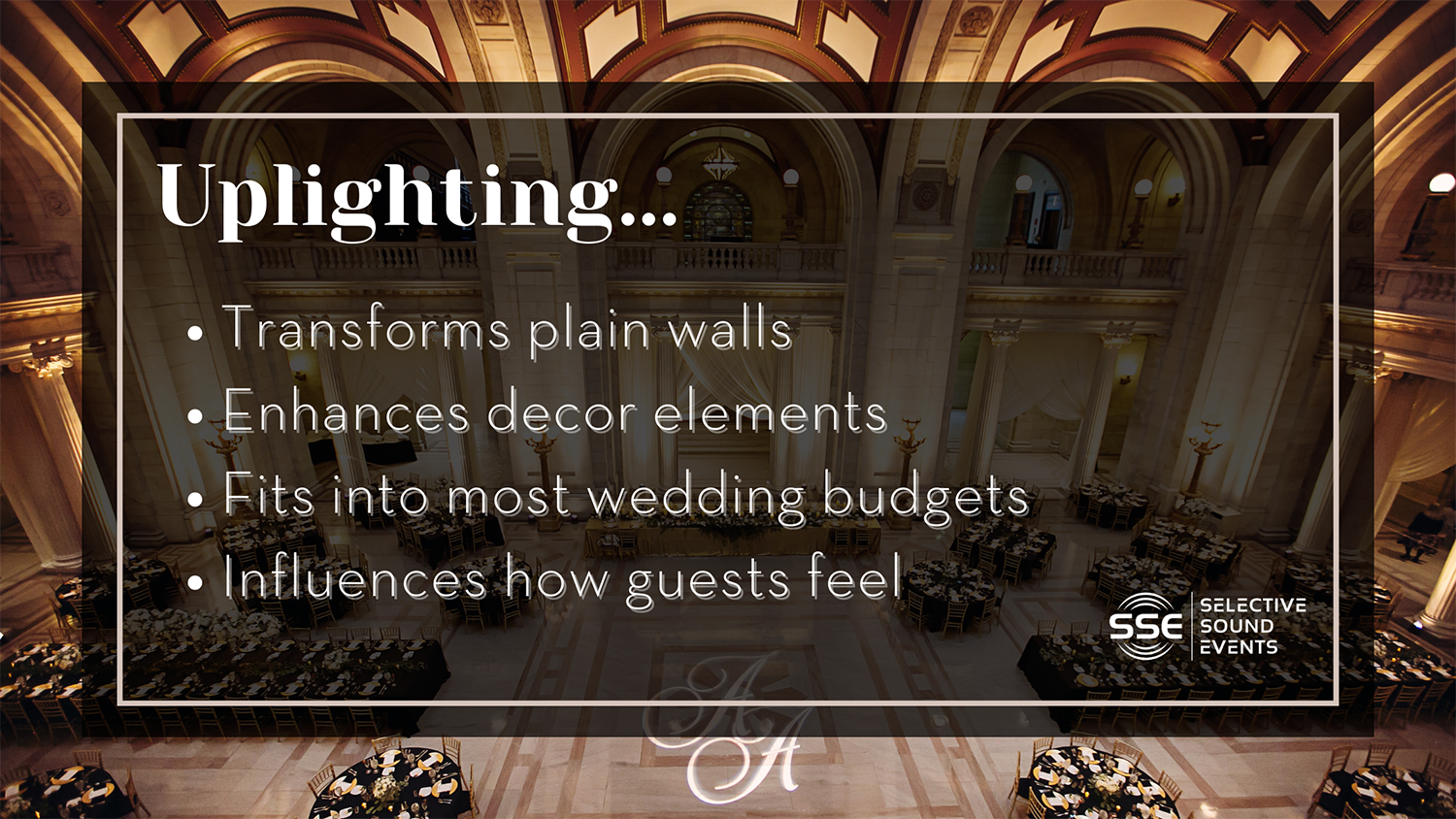 Wedding Uplighting 101: What Is Uplighting And Do We Need It?