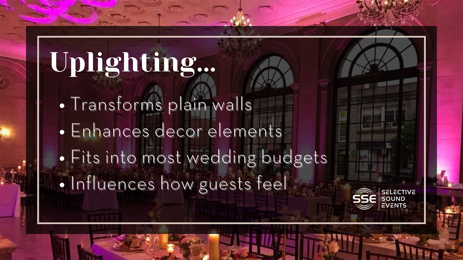 Wedding Uplighting 101: What Is Uplighting And Do We Need It?